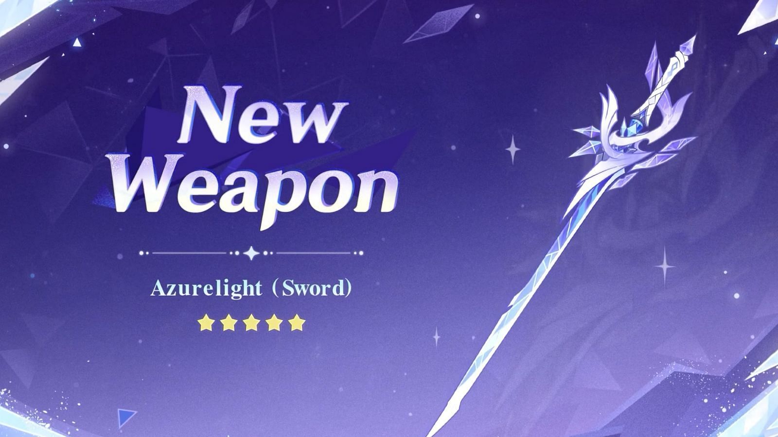 Azurelight is Skirk's signature weapon (Image via HoYoverse)